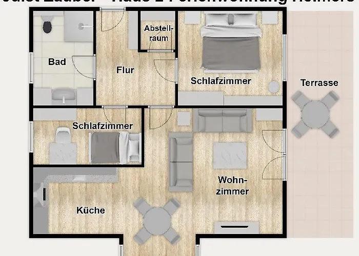 Zauber - Haus 2 Helmers Apartman *